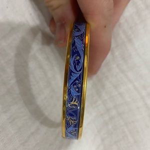 Hermès Blue Enamel Bracelet